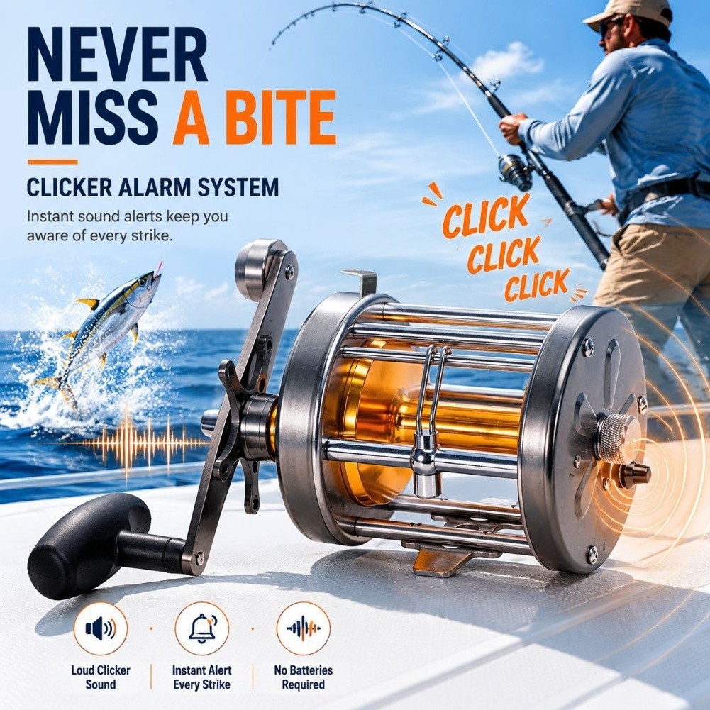 MT 50W Trolling Reel Right Han - огляд і ціна Trolling Reel